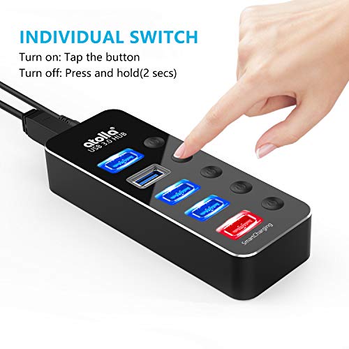 atolla Aluminum 5-Port USB 3.0 Hub - Image 4
