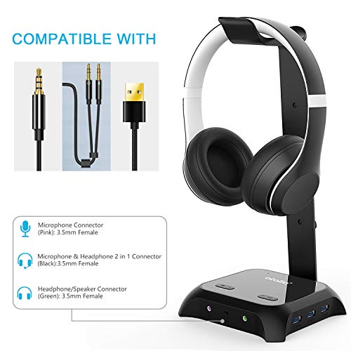 atolla USB Hub With Headphone Stand & 3 Ports - Image 5