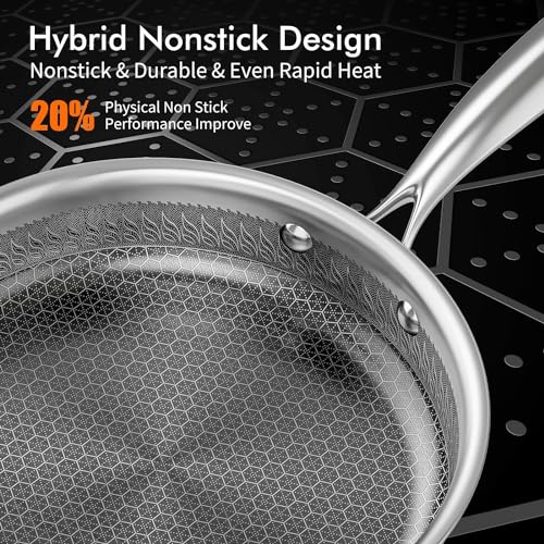 Aufranc Hybrid Nonstick Stainless Steel Cookware Set - Image 2