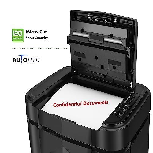 Aurora AU125MA 120-Sheet High-Security Micro-Cut Shredder - Image 3