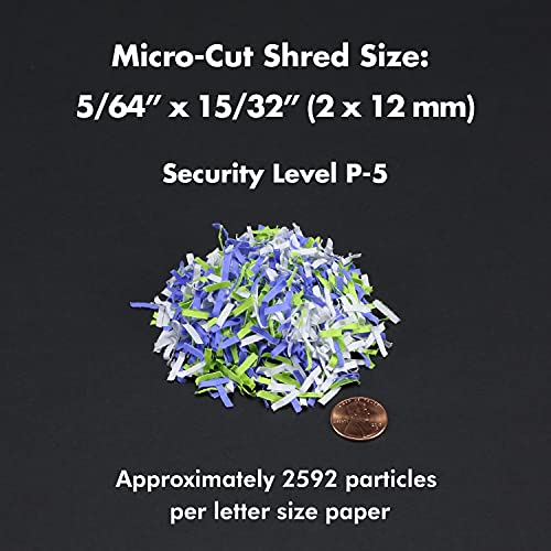 Aurora AU125MA 120-Sheet High-Security Micro-Cut Shredder - Image 4