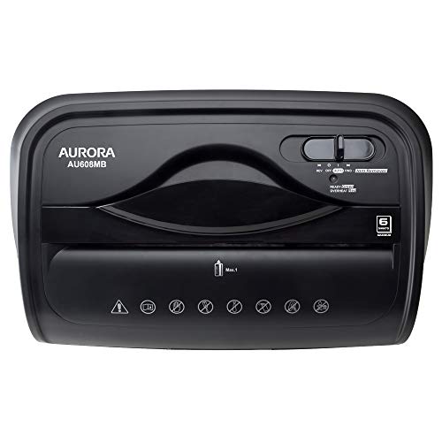 Aurora High-Security 6-Sheet Micro-Cut Shredder - Image 5