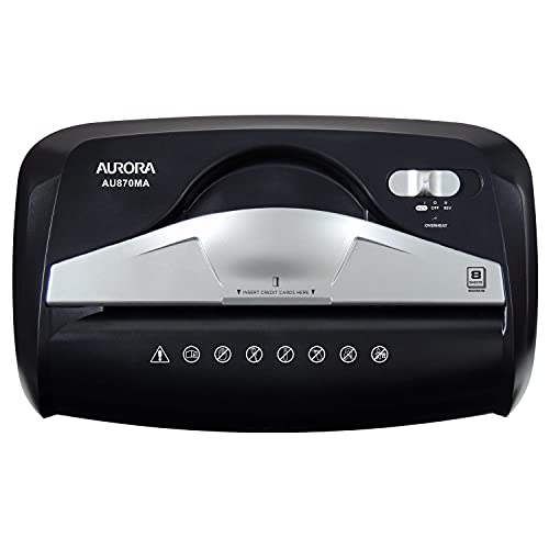 Aurora High-Security 8-Sheet Micro-Cut Shredder - Image 4