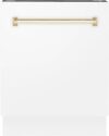 ZLINE Autograph 24″ Dishwasher, White Matte, DWVZ-WM-24-G