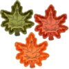 Generic Autumn Metallic Leaf Serving Trays