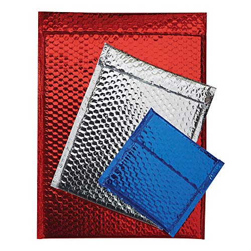 Aviditi Metallic Self-Seal Bubble Mailers, Black - Image 5