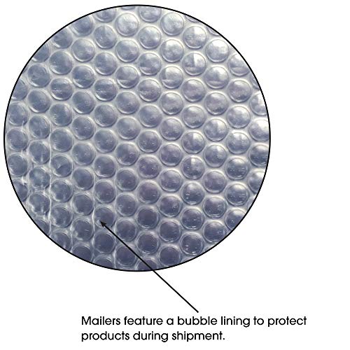 Aviditi Metallic Self-Seal Bubble Mailers, Black - Image 4