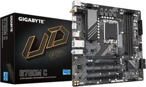GIGABYTE B760M C Micro ATX DDR5 Motherboard