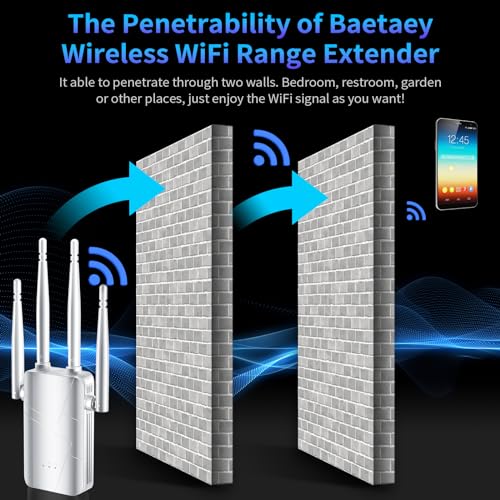 Baetaey WiFi Extender Signal Booster, 10000 Sq.ft Coverage - Image 5