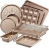 HONGBAKE Bakeware Set: Nonstick Pans, 10-Piece