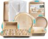 PERLLI Baking Pan 8 Piece Nonstick Set