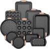Slow Slog Baking Pans Set With Silicone Handles