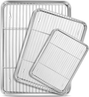 E-far Baking Sheet & Cooling Rack Set