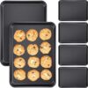 Hushee Baking Sheet Nonstick Bakeware Set, Dark Gray