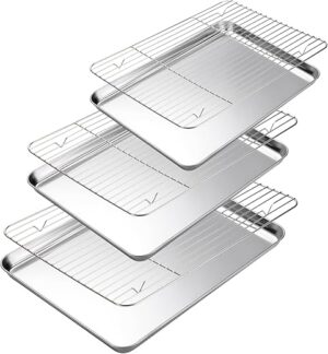 Amrules Baking Sheet With Cooling Rack Set