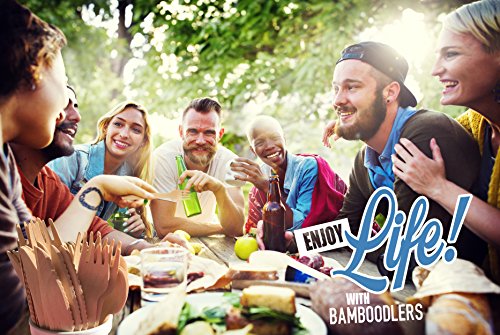 BAMBOODLERS Wooden Cutlery Set, Eco-Friendly, 200-Pack - Image 2