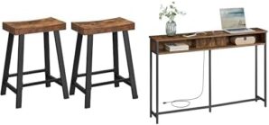 VASAGLE Bar Stools Console Table ULBC074B01