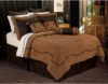 H HIEND ACCENTS Barbwire Western Bedding Super King Comforter Set