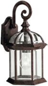 Kichler Barrie Outdoor Wall Light, 9735BK