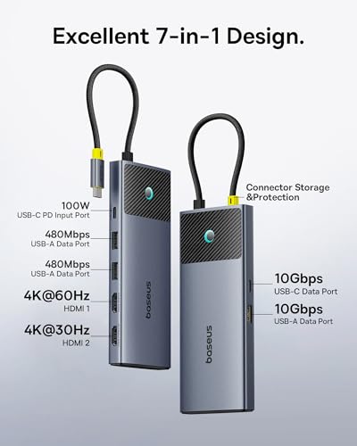 Baseus Docking Station 10Gbps USB C Hub - Image 3