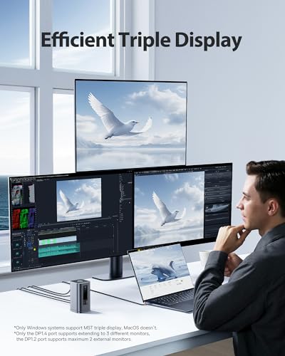 Baseus Docking Station, 11 In 1, Triple Display - Image 3