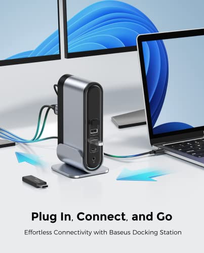 Baseus USB C Docking Station Dual Monitor - Image 4