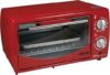 Better Chef Basic Toaster Oven, 4-Slice, Red