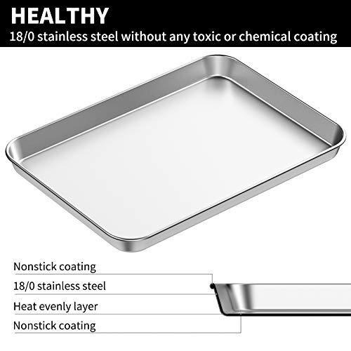 Bastwe Baking Sheet Set, 18 Inch Stainless Steel - Image 2