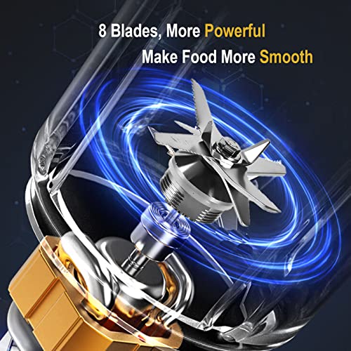 BATEERUN Professional Countertop Blender, 2200W High Speed - Image 5