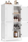 VASAGLE Bathroom Floor Storage Cabinet, UBBC552P31
