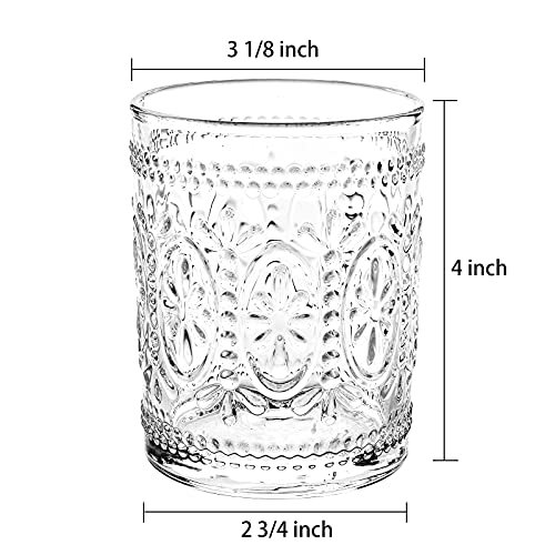 Bekith Romantic Drinking Glasses Set, 9.5 oz - Image 2