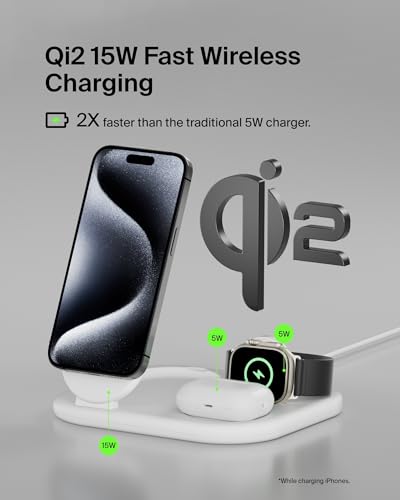 Belkin MagSafe-Compatible 3-in-1 Foldable Charger - Image 2