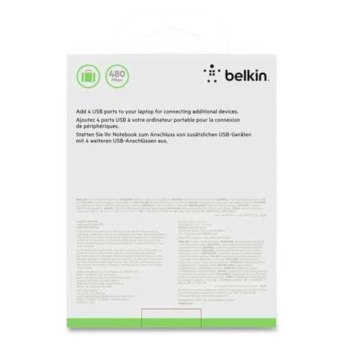 Belkin Ultra-Slim Travel Hub F4U042BT 4-Port - Image 3