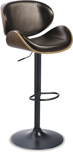 Signature Design by Ashley Bellatier Mid-Century Adjustable Bar Stool