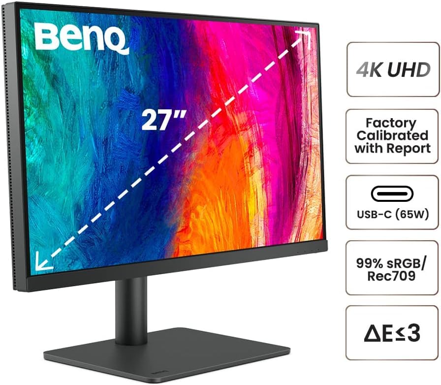 BenQ PD2705U 27" 4K UHD Monitor - Image 3