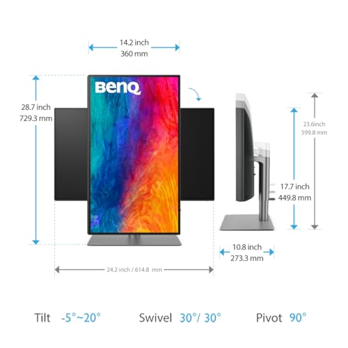 BenQ Thunderbolt 3 Monitor For Macbook 27" 4K - Image 3
