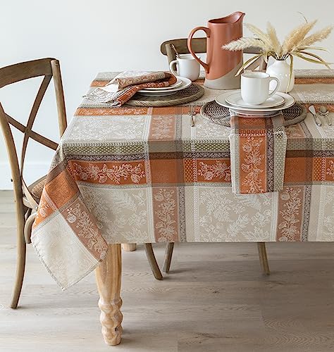 Benson Mills Heirloom Harvest Jacquard Fabric Tablecloth - Image 5