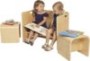 ECR4Kids Bentwood Multipurpose Table And Chair Set