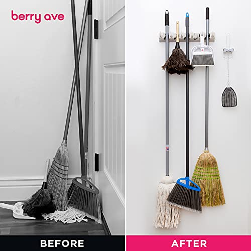 Berry Ave Broom Holder Wall Mount Organizer - Image 5
