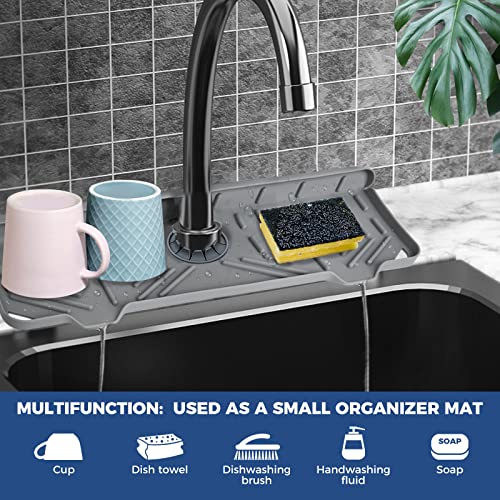 BFONS Silicone Faucet Handle Drip Catcher Mat - Image 3