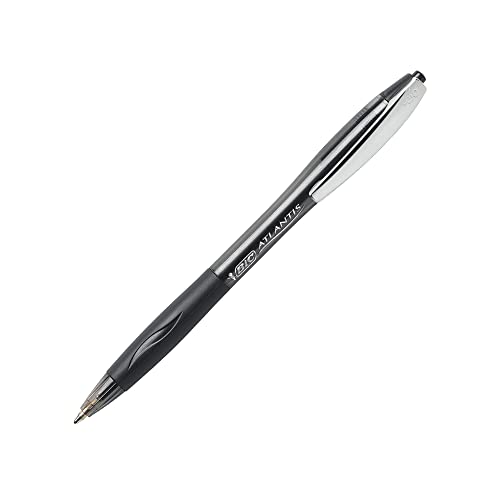 BIC Glide Black Retractable Ballpoint Pens, Medium Point - Image 5