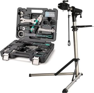 CXWXC Bicycle Repair Stand + 27 Piece Tool Kit