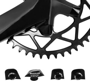 BUCKLOS Bike Chainring Bolts For Shimano Crank 4PC