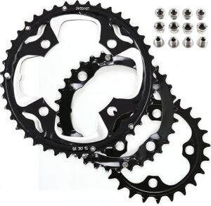BUCKLOS Bike Chainring Set, Steel CNC Alloy