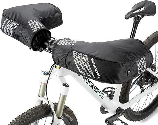 ROCKBROS Bike Handlebar Mittens Cold Weather Thermal