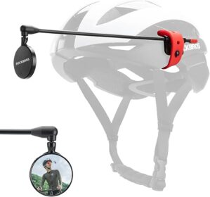 ROCKBROS Bike Helmet Mirror, Convex Aluminum Frame