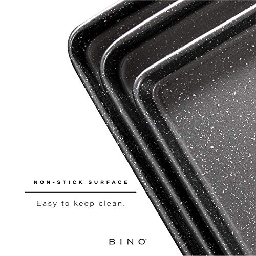 BINO Nonstick Cookie Sheet Baking Tray Set - Image 4