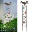 SUNNYPARK Bird Bath With Decorative Trellis