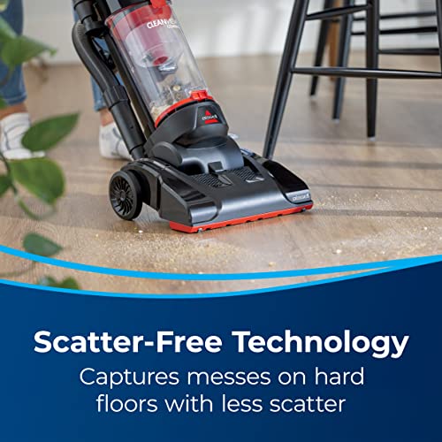 Bissell CleanView Compact Upright Vacuum, 3508, Red/Black - Image 4