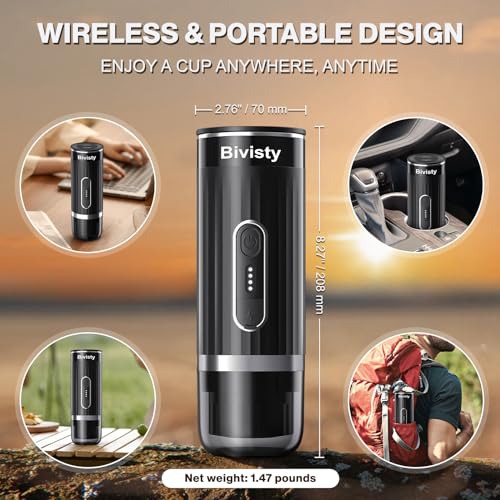 Bivisty Portable Electric Espresso Maker, USB-C Compatible - Image 5